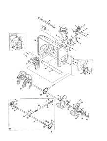 Spiral / Auger Housing / Gearbox parts for Craftsman Gas Snowblower 247889720 from AppliancePartsPros.com