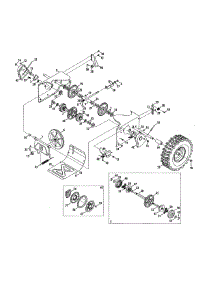 Drive Shaft / Friction Wheel parts for Craftsman Gas Snowblower 247889760 from AppliancePartsPros.com
