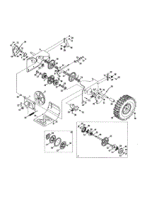 Drive Shaft / Wheels parts for Craftsman Gas Snowblower 247889780 from AppliancePartsPros.com