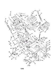 Handles / Frame parts for Craftsman Gas Walk-Behind Mower 247889980 from AppliancePartsPros.com
