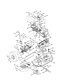 Deck / Wheels parts for Craftsman Gas Walk-Behind Mower 247889980 from AppliancePartsPros.com