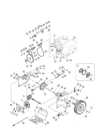 Engine / Wheel / Gear parts for Craftsman Gas Snowblower 247985360 from AppliancePartsPros.com
