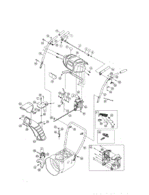Handle Panel / Handles parts for Craftsman Gas Snowblower 247985370 from AppliancePartsPros.com