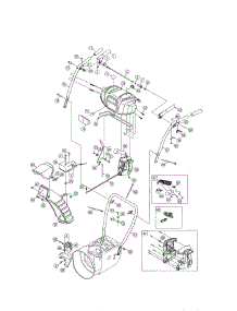 Handle Panel / Handles / Chute parts for Craftsman Gas Snowblower 247985380 from AppliancePartsPros.com