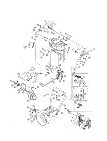 Handle Panel / Handles / Chute parts for Craftsman Gas Snowblower 247985390 from AppliancePartsPros.com