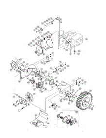 Engine / Wheel / Gear parts for Craftsman Gas Snowblower 247985390 from AppliancePartsPros.com