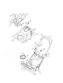 Chute / Handle / Top Cover parts for Craftsman Gas Snowblower 2479854 from AppliancePartsPros.com