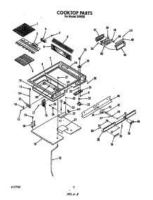 Cook Top parts for Roper Electric Range 2496*0A from AppliancePartsPros.com