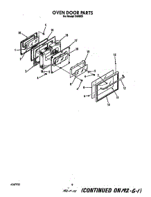 Oven Door parts for Roper Electric Range 2496*0A from AppliancePartsPros.com