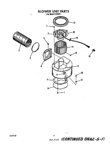 Blower Unit parts for Roper Electric Range 2496*1 from AppliancePartsPros.com