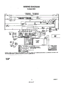 Wiring Diagram parts for Roper Electric Range 2496*1 from AppliancePartsPros.com