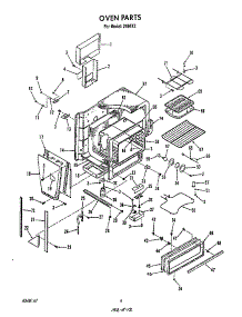 Oven parts for Roper Electric Range 2496*2 from AppliancePartsPros.com