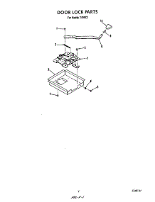 Door Lock parts for Roper Electric Range 2496*2 from AppliancePartsPros.com