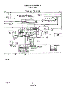 Wiring Diagram parts for Roper Electric Range 2496*2 from AppliancePartsPros.com