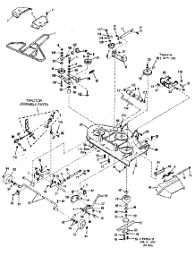 Mower Attachment parts for Troy-Bilt Complete Deck 24982 from AppliancePartsPros.com
