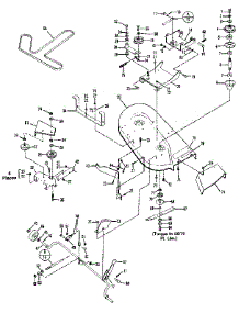 Mower Deck parts for Troy-Bilt Complete Deck 24988 from AppliancePartsPros.com