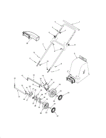 Handle / Bag parts for Mtd Chipper Shredder 24A-020D401 from AppliancePartsPros.com