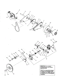 Transmission parts for Yard-Man Chipper Shredder 24A-203C401 from AppliancePartsPros.com