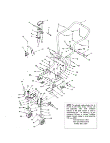 Frame / Handle parts for Yard-Man Chipper Shredder 24A-203C401 from AppliancePartsPros.com