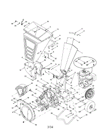 Upper Chipper Chute / Shredder Hopper parts for Troy-Bilt Chipper Shredder 24A-424G063 from AppliancePartsPros.com