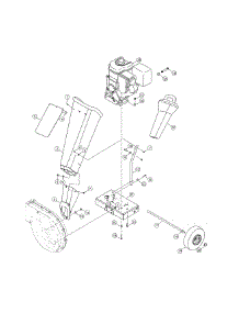 Engine / Chute / Frame parts for Mtd Chipper Shredder 24A464N799 from AppliancePartsPros.com