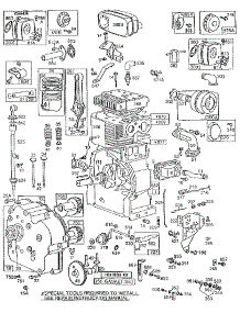 Cylinder Assembly parts for Briggs & Stratton Lawn & Garden Engine 252400 TO 252499 (5071 - 5071) from AppliancePartsPros.com