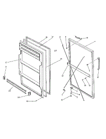 Door Parts parts for Kenmore Refrigerator 253.6651310 (2536651310, 253 6651310) from AppliancePartsPros.com