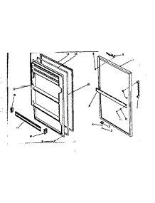 Door Parts parts for Kenmore Refrigerator 253.6651321 (2536651321, 253 6651321) from AppliancePartsPros.com