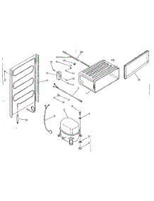 Unit Parts parts for Kenmore Refrigerator 253.6651330 (2536651330, 253 6651330) from AppliancePartsPros.com