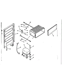 Unit Parts parts for Kenmore Refrigerator 253.6651341 (2536651341, 253 6651341) from AppliancePartsPros.com