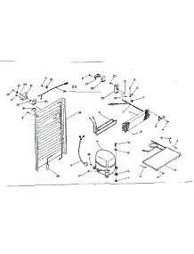 Unit Parts parts for Kenmore Refrigerator 253.6652821 (2536652821, 253 6652821) from AppliancePartsPros.com
