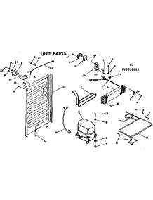 Unit Parts parts for Kenmore Refrigerator 253.6652832 (2536652832, 253 6652832) from AppliancePartsPros.com