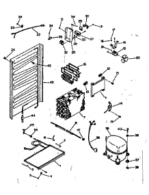 Unit & Automatic Defrost Parts parts for Kenmore Refrigerator 253.6679200 (2536679200, 253 6679200) from AppliancePartsPros.com