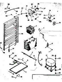 Unit And Automatic Defrost Parts parts for Kenmore Refrigerator 253.6680101 (2536680101, 253 6680101) from AppliancePartsPros.com