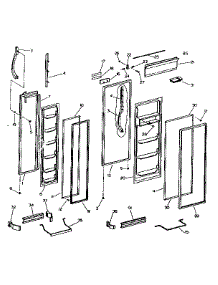 Door Parts parts for Kenmore Refrigerator 253.6680140 (2536680140, 253 6680140) from AppliancePartsPros.com