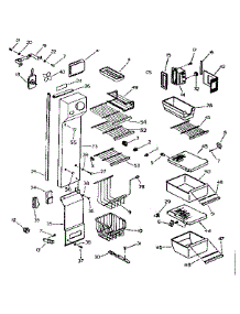 Shelving, Supports And Air Handling Parts parts for Kenmore Refrigerator 253.6680140 (2536680140, 253 6680140) from AppliancePartsPros.com
