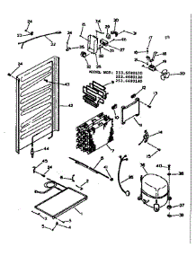 Unit And Automatic Defrost Parts parts for Kenmore Refrigerator 253.6680140 (2536680140, 253 6680140) from AppliancePartsPros.com
