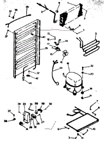 Unit Parts parts for Kenmore Refrigerator 253.6688001 (2536688001, 253 6688001) from AppliancePartsPros.com