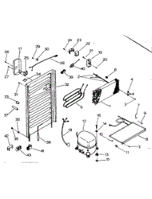 Unit Parts parts for Kenmore Refrigerator 253.6688022 (2536688022, 253 6688022) from AppliancePartsPros.com