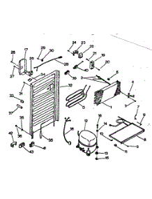 Unit Parts parts for Kenmore Refrigerator 253.6688043 (2536688043, 253 6688043) from AppliancePartsPros.com