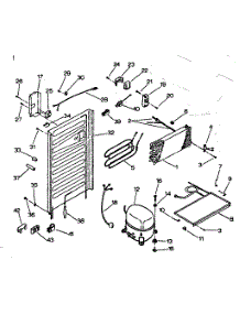 Unit Parts parts for Kenmore Refrigerator 253.6698000 (2536698000, 253 6698000) from AppliancePartsPros.com