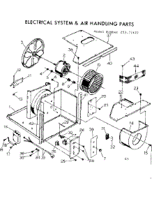 Electrical System And Air Handling Parts parts for Kenmore Central Air Conditioner 253.71422 (25371422, 253 71422) from AppliancePartsPros.com