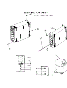 Refrigeration System parts for Kenmore Central Air Conditioner 253.71422 (25371422, 253 71422) from AppliancePartsPros.com
