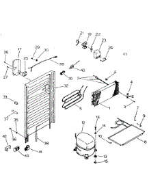 Unit Parts parts for Kenmore Refrigerator 253.7618141 (2537618141, 253 7618141) from AppliancePartsPros.com