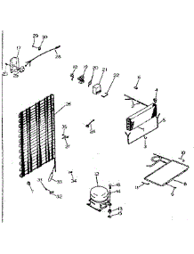 Unit Parts parts for Kenmore Refrigerator 253.7628011 (2537628011, 253 7628011) from AppliancePartsPros.com
