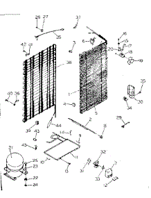 Unit Parts parts for Kenmore Refrigerator 253.7630211 (2537630211, 253 7630211) from AppliancePartsPros.com