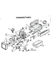 Icemaker Parts parts for Kenmore Refrigerator 253.7684961 (2537684961, 253 7684961) from AppliancePartsPros.com