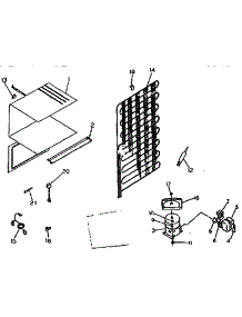 Unit Parts parts for Kenmore Refrigerator 253.7692233 (2537692233, 253 7692233) from AppliancePartsPros.com