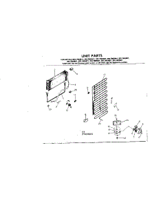 Unit Parts parts for Kenmore Refrigerator 253.7692621 (2537692621, 253 7692621) from AppliancePartsPros.com
