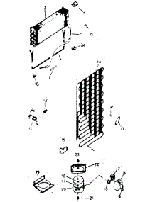 Unit Parts parts for Kenmore Refrigerator 253.8334185 (2538334185, 253 8334185) from AppliancePartsPros.com
